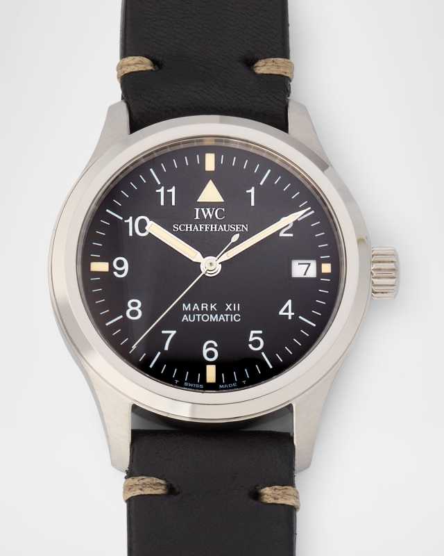 IWC Stainless Steel Fliegeruhr Mark XII 36mm Vintage 1990s Watch